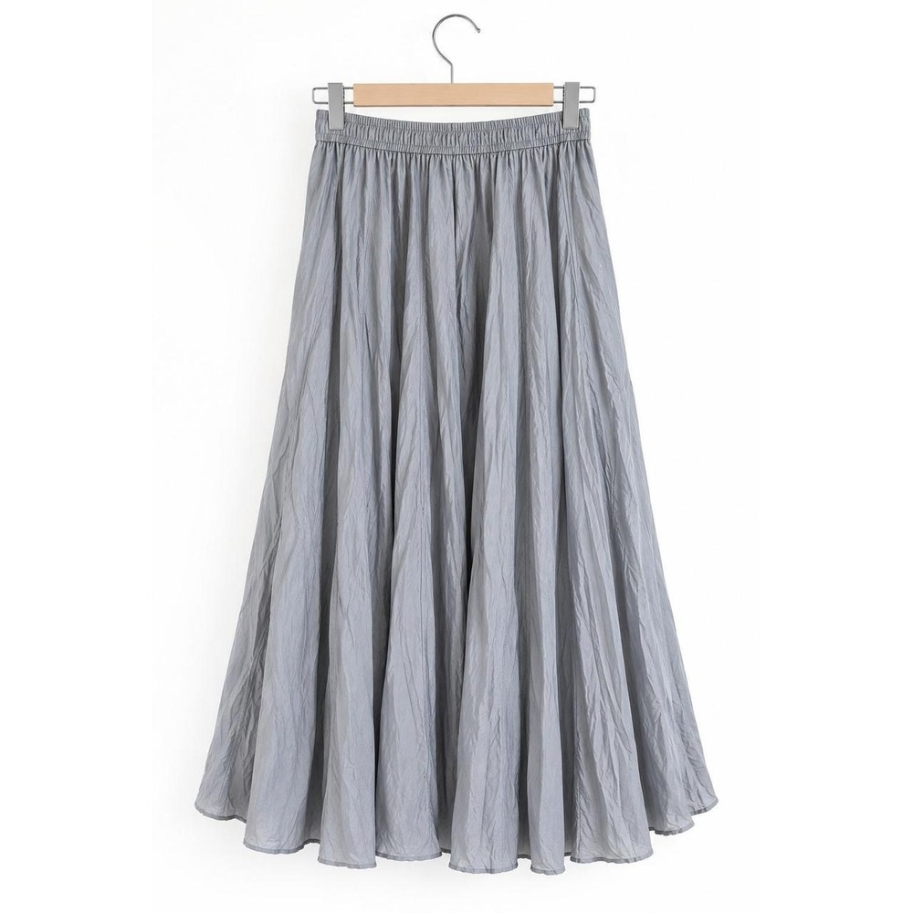 JOSEPH London 100% Silk Gray Midi Skirt Quiet Luxury Minimalist Designer UK 42 - Picture 3 of 10